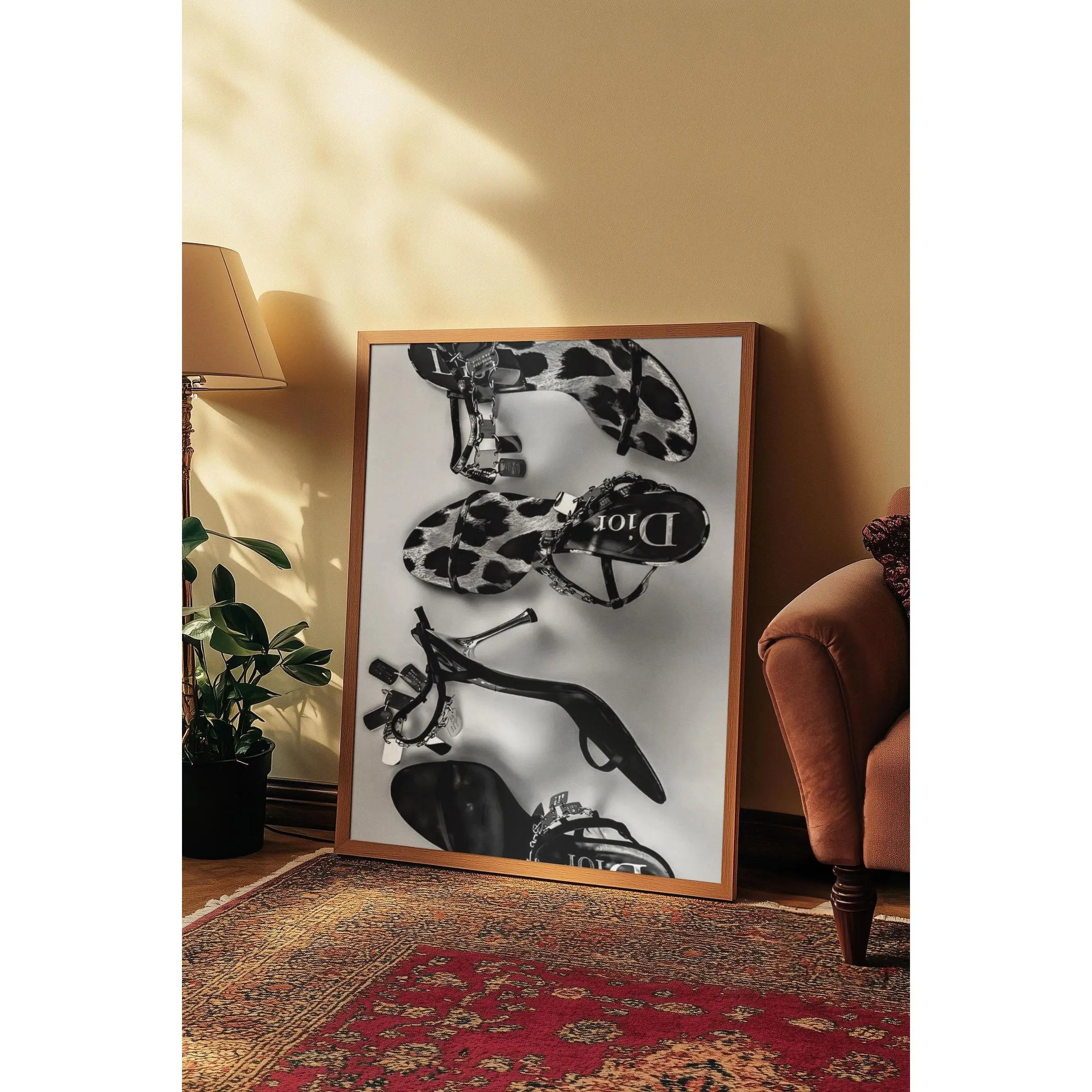 Luxury Heels Printable Poster  Minimalist Fashion Wall Art [No Frame]
