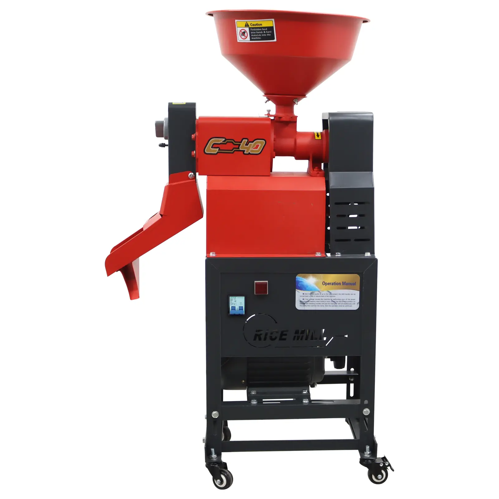 YOKOMA Rice milling machine, Durable Grain Milling Machine for Fresh Homemade Polished Rice