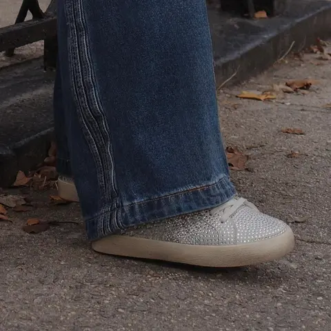 GOLDIE Full Rhinestone Shine Sneakers