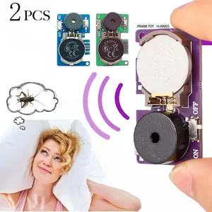 2 pcs Prank Cricket Noise Makers, Long-Lasting Hidden Buzzing Sound Buzzers for Office Pranks, April Fools' and Halloween Gifts