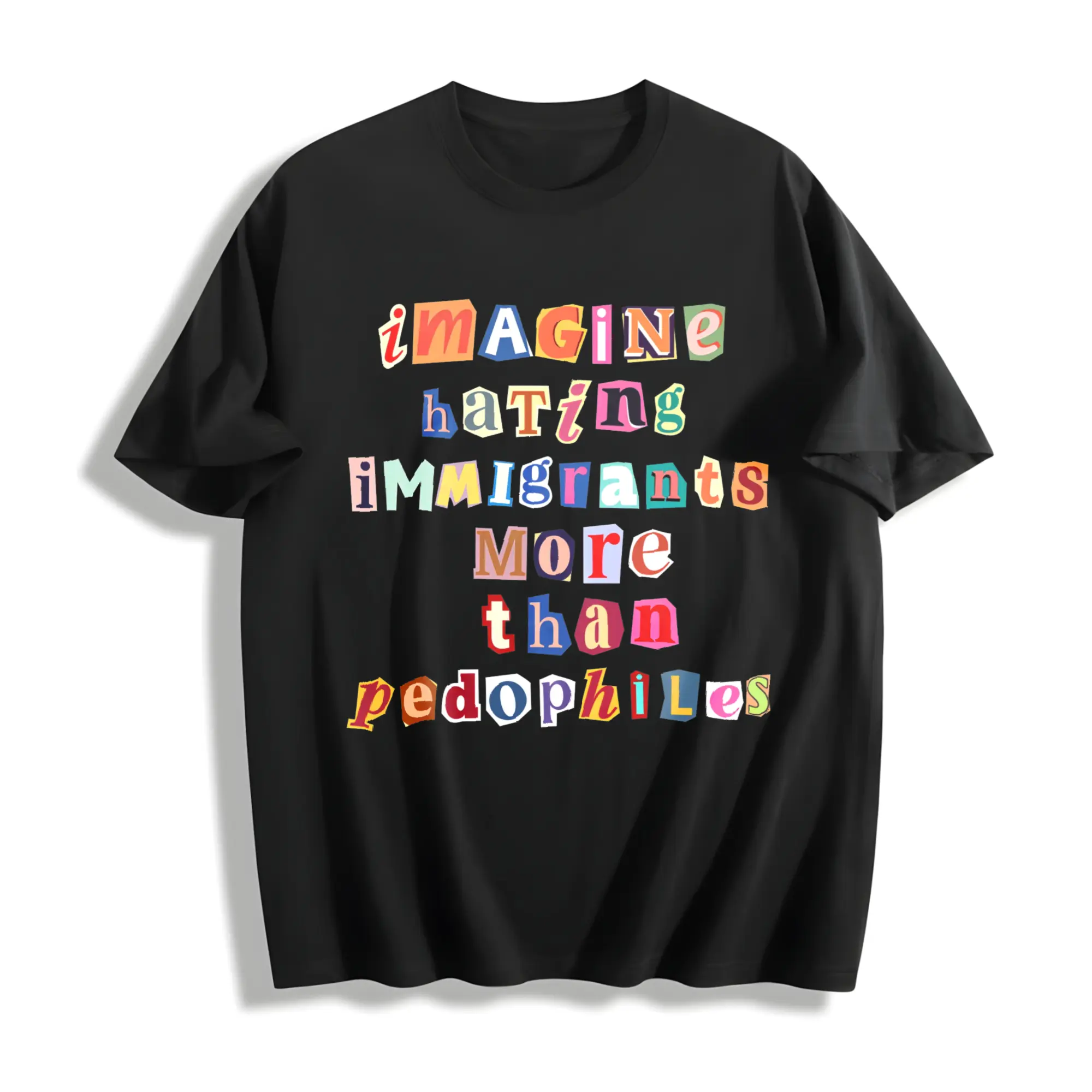✊🏾 Vintage Washed Anti ICE Magazine Letters Unisex Tee |   Cotton Double-Sided Short Sleeve, No One Is Illegal On Stolen Land ICE OUT # AbolishIce # IceOut # HumanRights  # DoubleSidedTee # NoOneIsIllegal # TikTokMadeMeBuyIt # TikTokSho