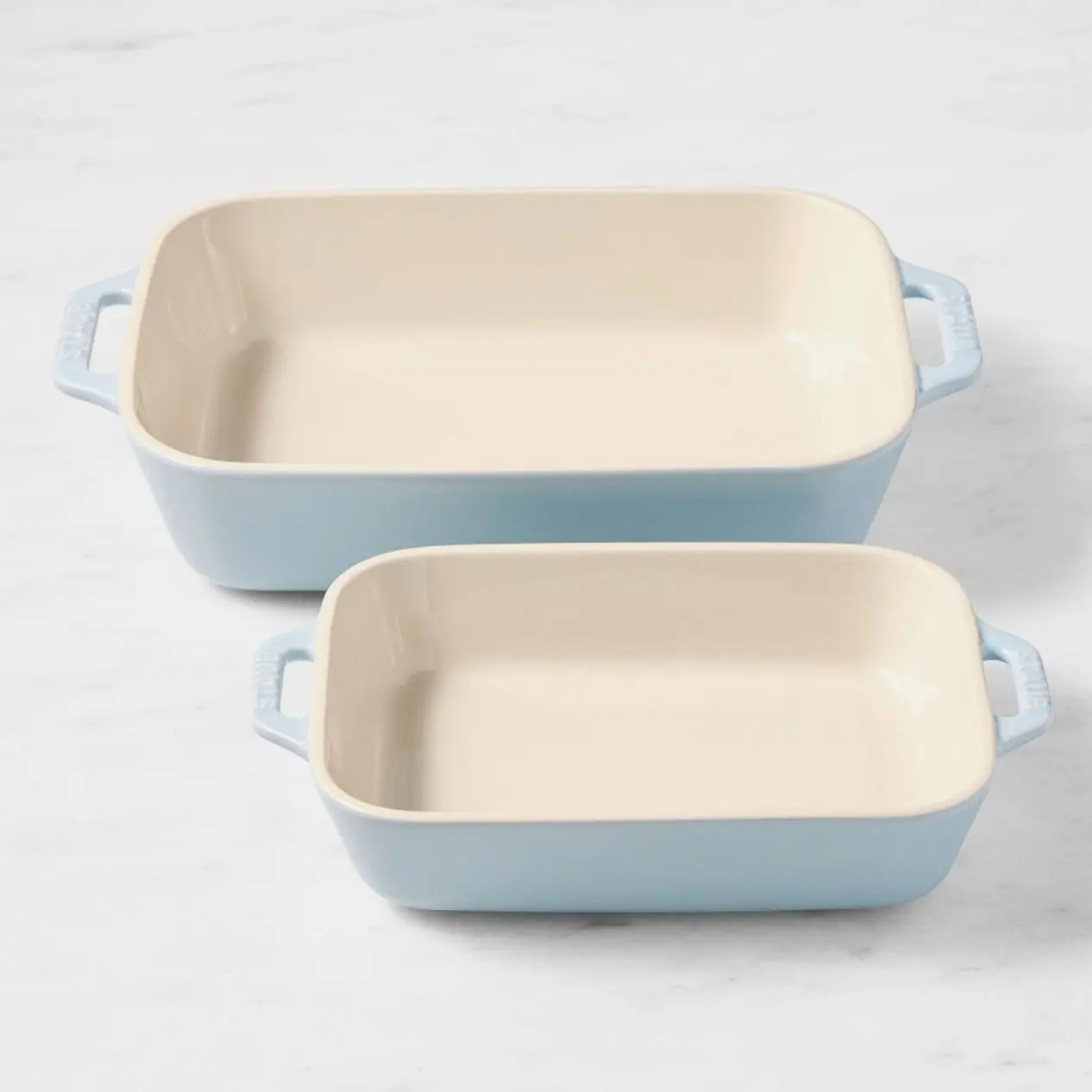 Staub Stoneware Rectangular Baking Dishes, Set of 2