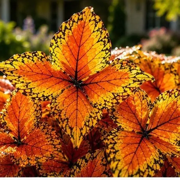 800 Butterfly Leaf Hosta Seeds, Outdoor Perennial Shade-Loving Border Plant Seed Packet for Backyard Borders, Tree Base Planting