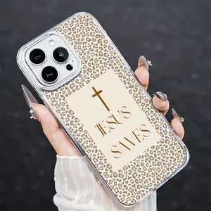 Jesus Saves Premium Clear MagSafe iPhone Case Transparent Slim Shockproof Phone Cover for iPhone 17 16 15 14 13 Pro Max