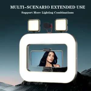 11 Inch Adjustable Ring Light with Phone Clip, Smartphone Vlogging Kit, Dimmable LED Photography Light for Content Creators and Social Media Production, Electronic Gadgets#valentine's#Super Bowl