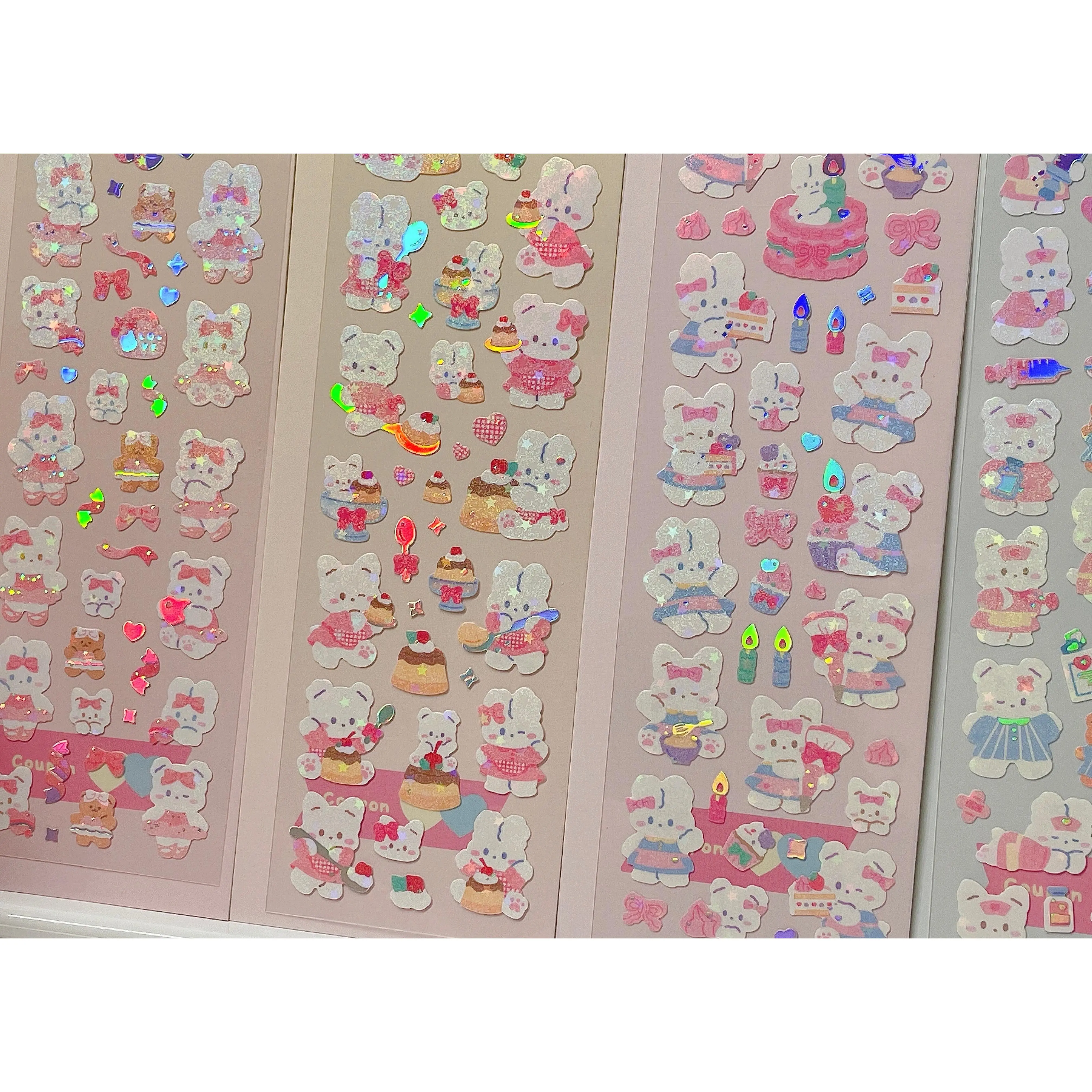 Kawaii Bunny Toploader Sticker - Assorted Designs Featuring Cute Bunnies and Cute Characters in Various Colors