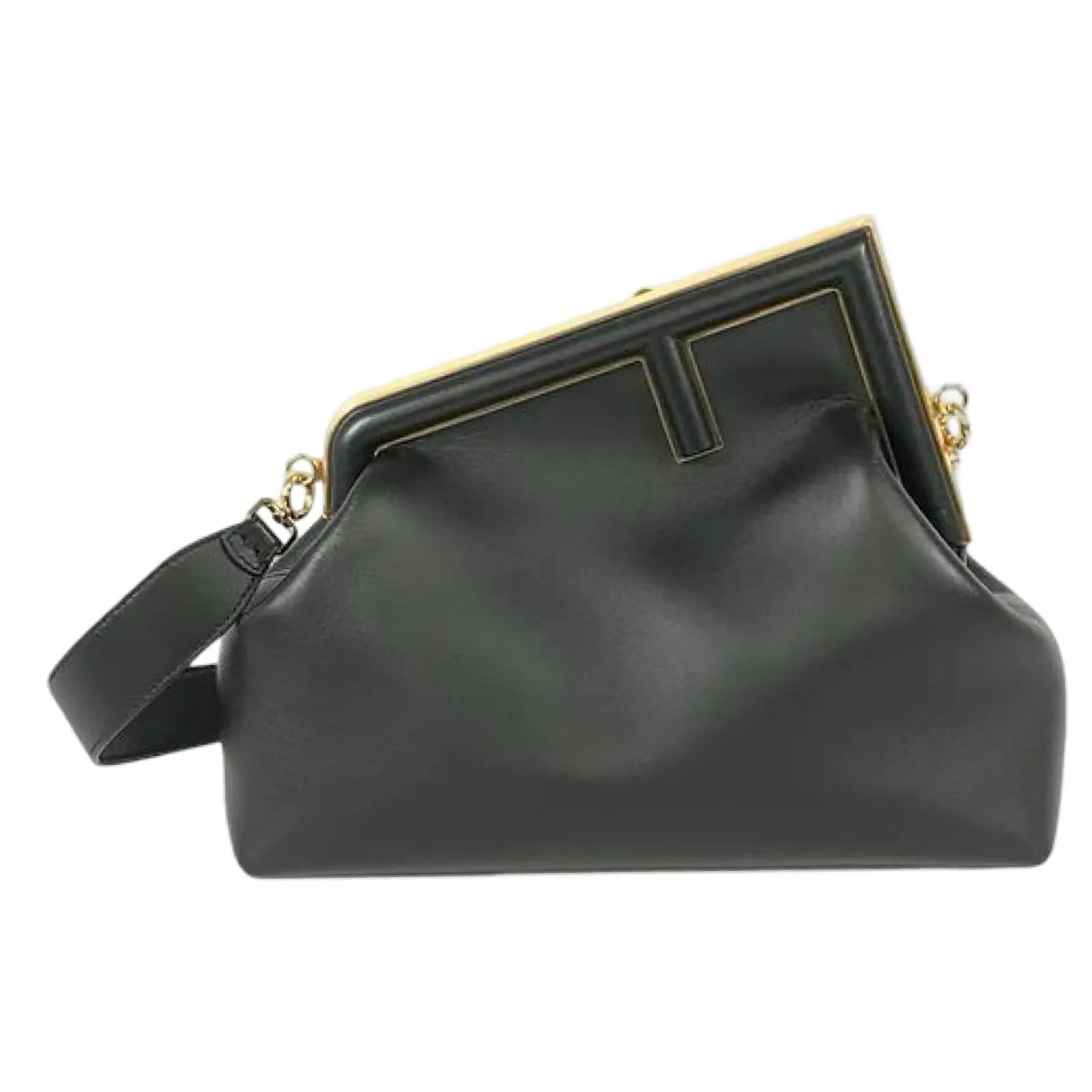 Pre-owned FENDI Leather Shoulder Bags First Medium Shoulder Bag FEN1036
