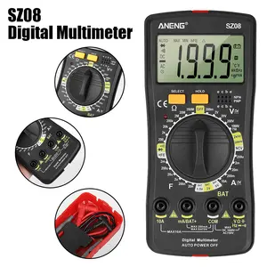 Sz08 Digital Multimeter, Circuit Tester, Rechargeable Portable Design, Ideal for Home & Office Use, Durable Construction, Easy-To-Read Display