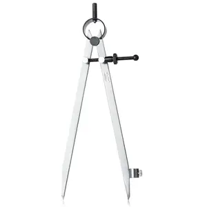 Professional Compass with Lock, Pencil Compass, Woodworking Compass, Compass for Geometry, Wing Divider, Compass Drawing, Drafting Compass, Carpenter Compass