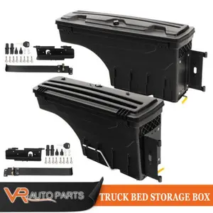 G-PLUS Bed Storage Box, Car Trunk Storage Organizer for 07-20 Toyota Tundra Rear Left & Right Side Toolbox, Automotive Interior Organization Supplies for Trucks