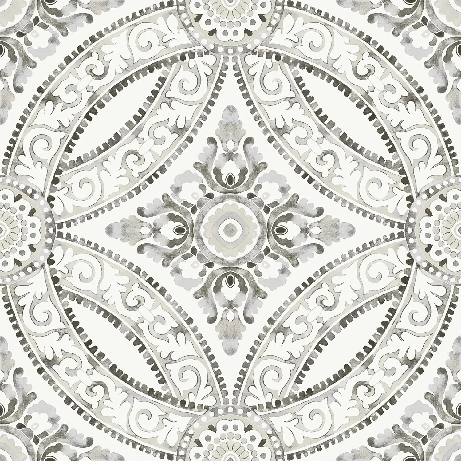 Oasis Peel & Stick Vinyl Floor Tiles - Gray Adhesive Easy-to-Install Vinyl Flooring for Indoor Home Improvement Use, Peel And Stick Vinyl Flooring