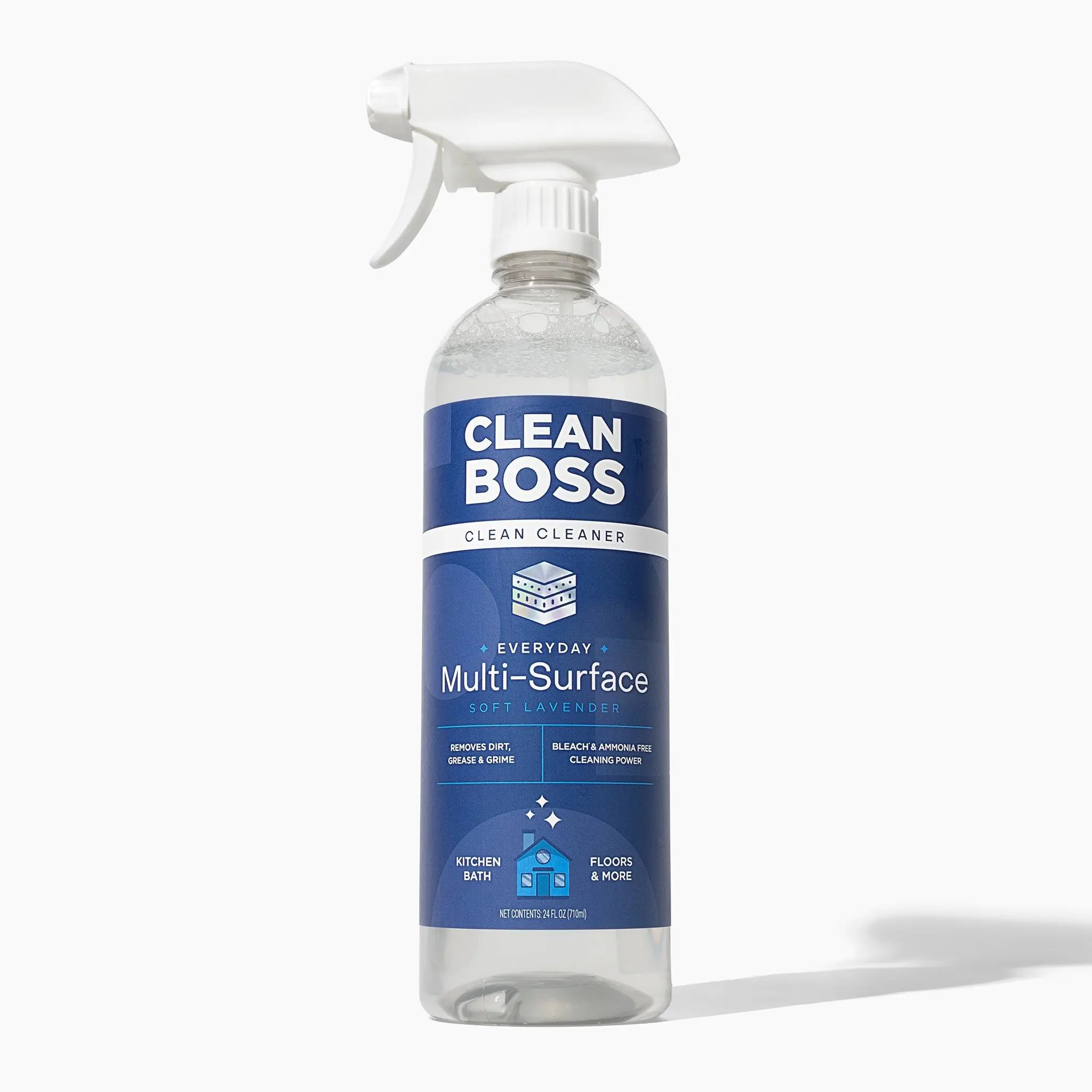 CleanBoss Everyday Multi-Surface Household Cleaner - Home Cleaning Products, Scented All-Purpose Cleaner for Kitchen Grease Removal