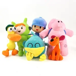 Cute plush toy small P Youyou Pocoyo plush barto duck puppy Lula Aili elephant doll birthday gift holiday gift