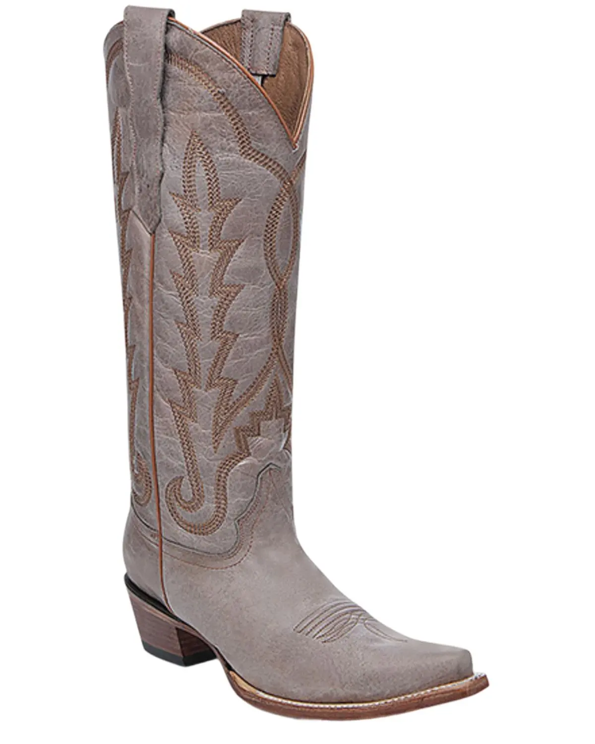 Circle G Women's Women'S Embroidered Tall Western Boot Snip Toe - L6281