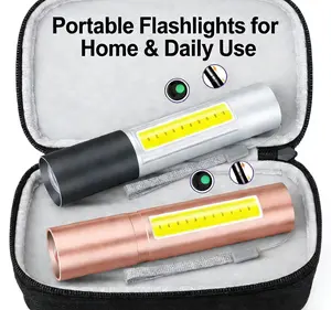 (2-pack set)Aluminum Alloy Party Favor Mini Flashlight | Portable Gift for Housewarming, Birthday Parties & Daily Use | Compact Emergency Light for Home & Power Outages