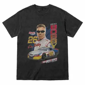 Talladega Nights Ricky Bobby Racing #26 Vintage Funny Movie Shirt