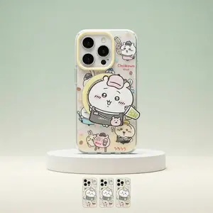 C-Chiikawa Compatible with Samsung S23 FE Phone Case S25 Ultra/S24 Plus/S21 Magnetic 3 IPhone 17 Pro Max