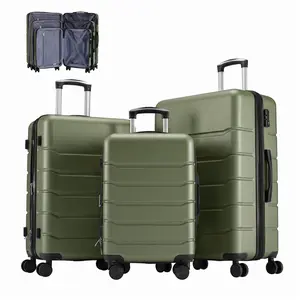 20/24/28 Inch Suitcase (Without Wheels), Compact Carry-On & Checked Hard Shell Luggage with Dual Wheels, TSA Lock, Expandable, for Weekend Trips & Travel (Please Verify Airline Size)
