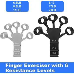 Hand Grip Strengthener - Finger Strength Trainer - Endurance Finger Exerciser, Adjustable Hand Strength Trainer, Suitable for Patient Hand Therapy, Rock Climbing and Other Strength Training