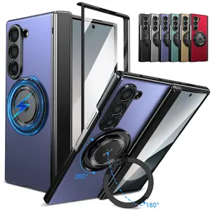 [LX]For Samsung Galaxy Z Fold 6/5/4/3 Shockproof Magnetic Ring Case Screen Protector Protection Protective TikTokShopBacktoSchool