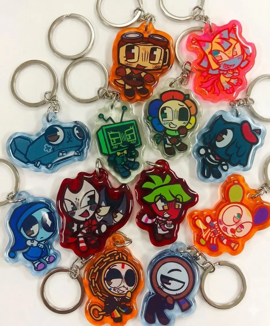 Roblox Dandy’s World Acrylic Keychain, dandy world charms,