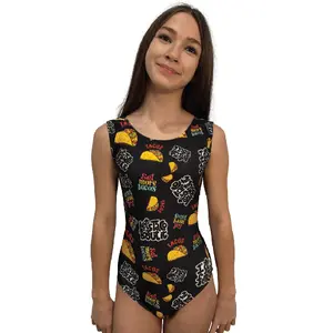 Let's Taco Bout It Leotard - Foxy's Fun & Comfy Gymnastics Leotard