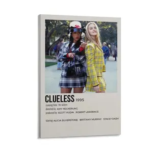 Clueless Poster (14) Canvas Poster Bedroom Decor Sports Landscape Office Room Decor Gift Frames Ornaments Wall Decoration Artistic Photo