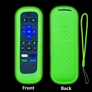 Glow In The Dark Remote Control Case, 1 Count Remote Control Cover, Dustproof Cover, Remote Control Protector For Home