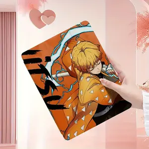 Anime Cartoon Characters Thematic Case for iPad, Lightweight Foldable Design for iPad 10.9/10.2/Air 4/5/Pro 11/12.9/9.7, Flexible Tablet Stand, Bold Character Artwork, Highquality Print