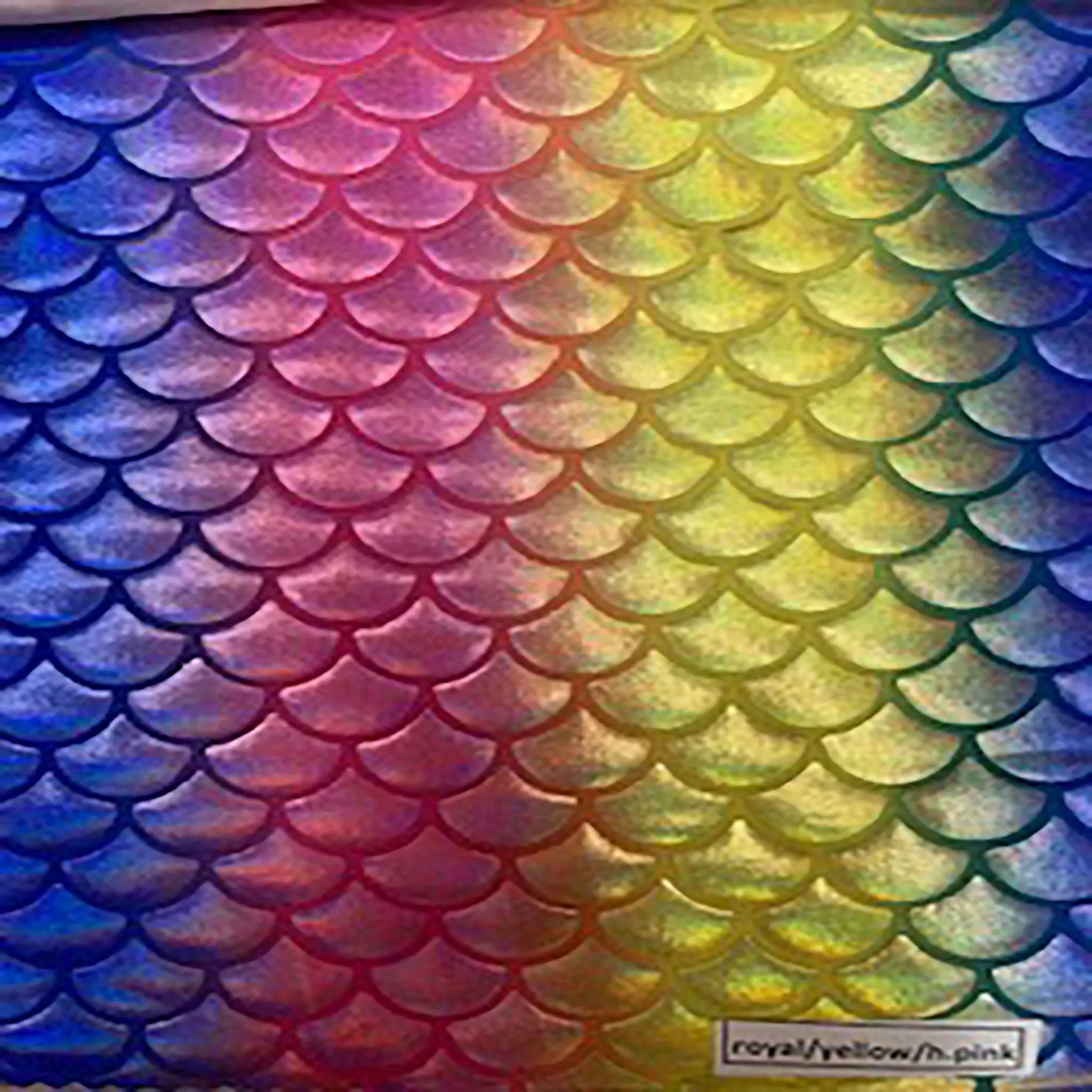 Hologram Mermaid Scale Fabric, Dazzling 4-Way Stretch Polyester Spandex for Dancewear, Swimwear, and Cosplay, Sold per Yd, Dazzling Fabric, Flexibility, Sold Per Yard