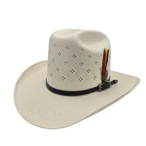 White Diamond 200x Flower Vent Ala Chica w/ Feather Sombrero