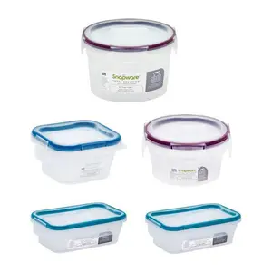 Snapware  Total Solution Clear Food Storage Container Set, Pack of 5