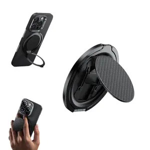 Dual-Ring Grip Ring Holder Compatible with PopSockets MagSafe Kickstand Magnetic Easy Holding for iPhone 16/15/14/13/12/11 Pro Max, Samsung, Google