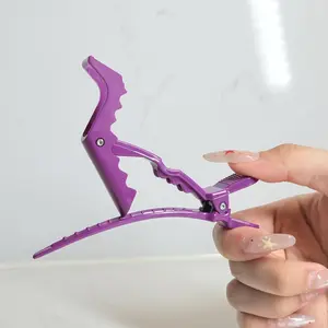 Candy color crocodile clip duckbill clip perm dyeing zoning positioning clip barber tool women's hair accessories hairpin hairdressing clip