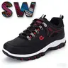 Men's Low Top Synthetic Round Toe Athletic Shoes - Breathable, Water-Safe Fashion Casual Trainers, Rubber Slip-Resistant Sole, Lightweight Laces, All-Seasons Outdoors Hiking & Light Walking Shoes