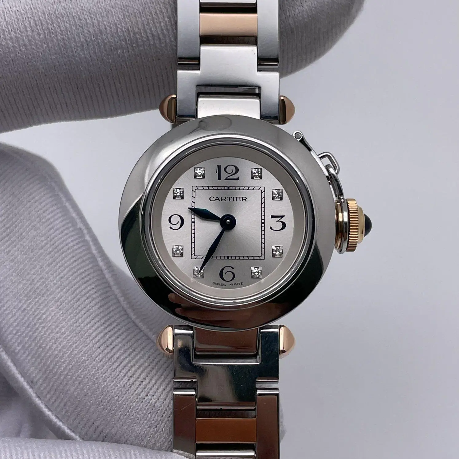 Cartier Pasha de Cartier Watch Original Factory Diamond-Set 27mm Reference： WJ124020/3440