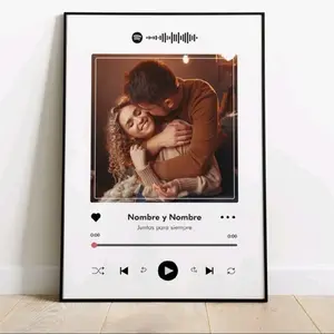 Frame with Photo and  Design for Wall Decor