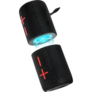 Summervibes 2-in-1 Magnetic Splittable Bluetooth Speaker, 20W Loud Stereo Sound, 12H Playback, Portable Waterproof Wireless Speaker with Wireless Pairing for Home & Outdoor Use