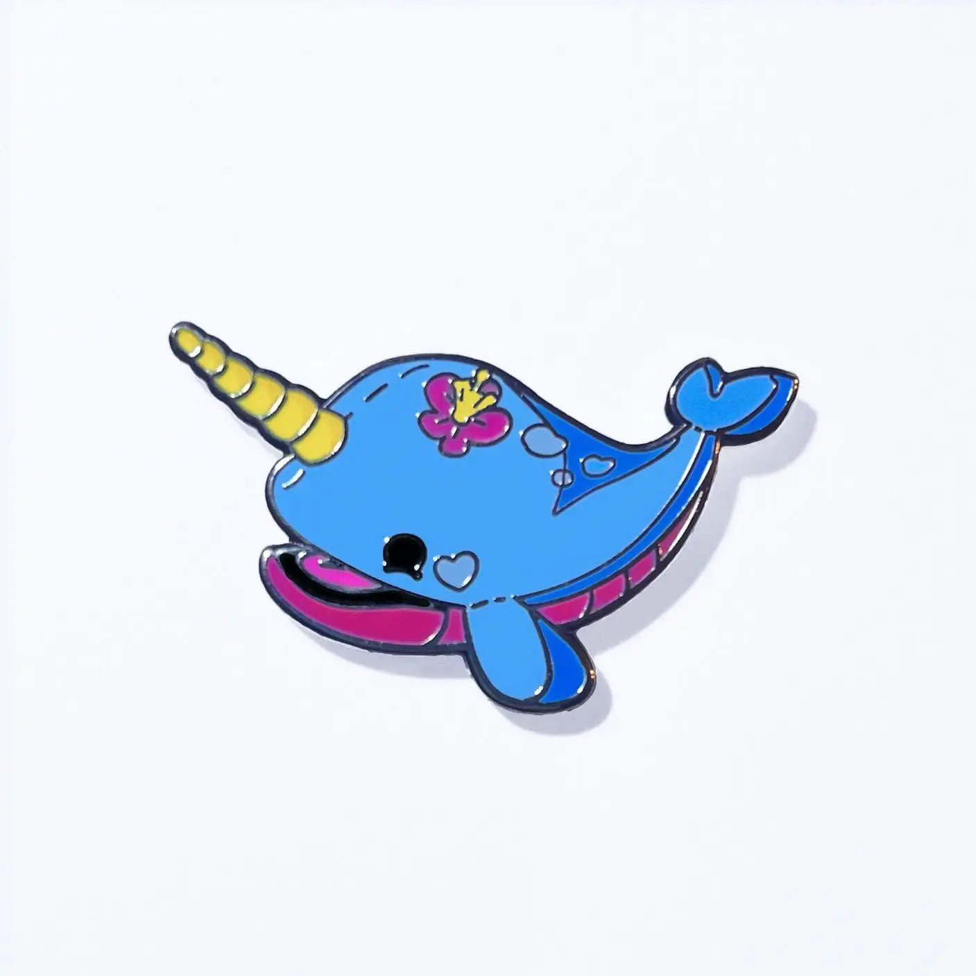 Pansexual Narwhal Pride Pin