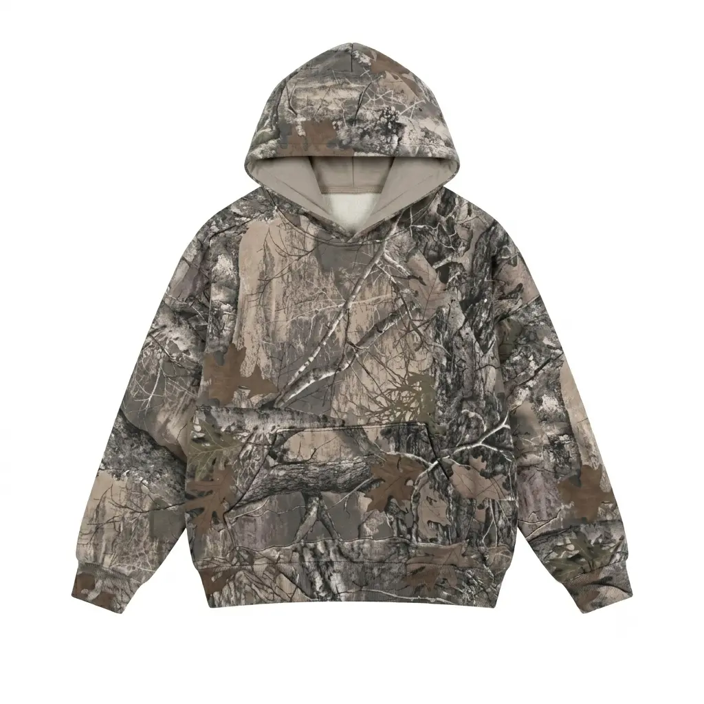 Y2K Retro Zip Up Hoodie Men Camouflage Pattern High Street Hip Hop Streetwear Unisex Camo Zip Hoodie - Hoodie 3D PRINT Unisex Casual Size S-5XL