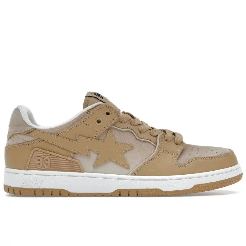 BAPE Men's A Bathing Ape Sk8 Sta #4 Beige, from StockX