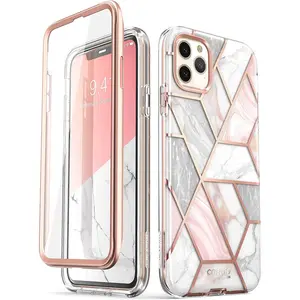 Cosmo Series Case for Iphone 11 Pro Max 2019 Release, Slim Full-Body Stylish Protective Case with Built-In Screen Protector (Marble)