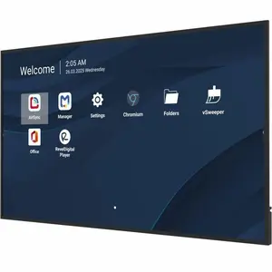 ViewSonic CDE7531 75 Inch 4K UHD Commercial Display with 500-nit Brightness, 5000:1 Contrast Ratio, OPS Slot, 8GB RAM, 32GB Storage, 16W Dual Speakers, Wifi Slot,