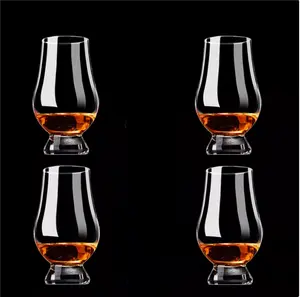 Crystal whiskey glasses, 4-piece gift set