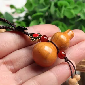 Authentic Vintage Peony Peach Wood Phone Strap Keychain Pendant, Craftsperson Recommended, Unique Handmade Accessory