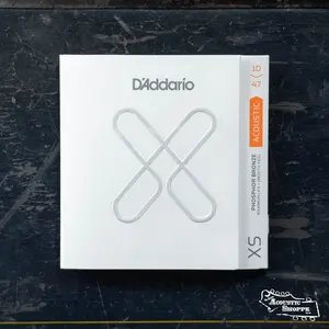 D'Addario XSAPB1047 Extra Light, XS Phosphor Bronze Coated Acoustic Guitar Strings