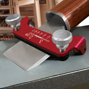 Honing Guide System, Aluminum Alloy Chisel Sharpener for Woodworking Chisels and Planes, Fixed Angle Knife Sharpener, Chisel Sharpening Holder Guide with Angle Scale