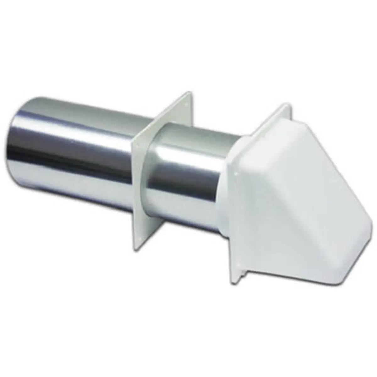 212 MAIN Lambro 222WS 3 in. White Dryer Hood Vent, Household Appliance Part with Removable Screen