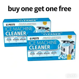 Buy One Get One Free Nickel-Safe Scale Remover Ice Machine Cleaner Tablets 6Pack, Universal Descaling Solution for Countertop&Nugget Ice Makers, All-Purpose Ice Maker Cleaner for Home & Kitchen Use