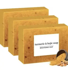 Lemon Turmeric KojicAcid Soap, Turmeric & Kojic Acid Soap, DarkSpot Remover, Kojic Acid Soap, Soap Body CareBody Wash Lemon Flawless Organic